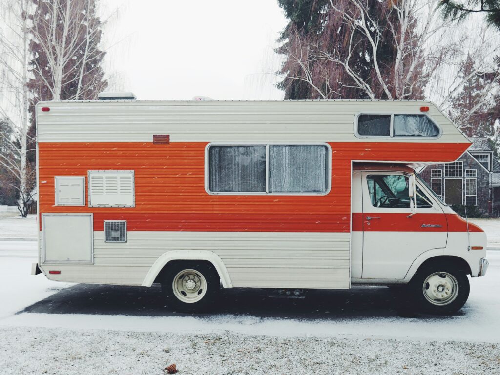 RV in Winter