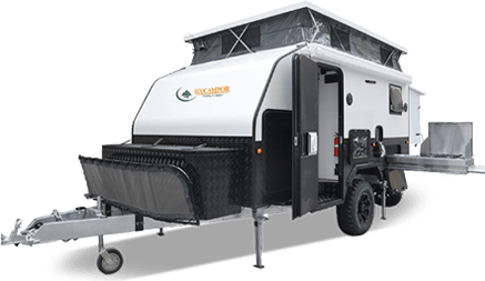 13ft Poptop Oﬀ-road Caravan